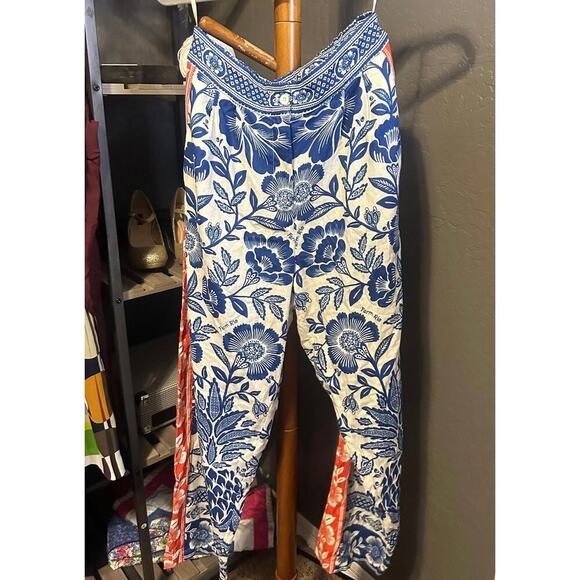 Farm Rio x Anthropologie Floral Linen Trousers - Picture 5 of 5